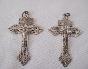 Crucifix medal, Jesus on cross, religious medal, Catholic medal, crucifixion, gift for communion