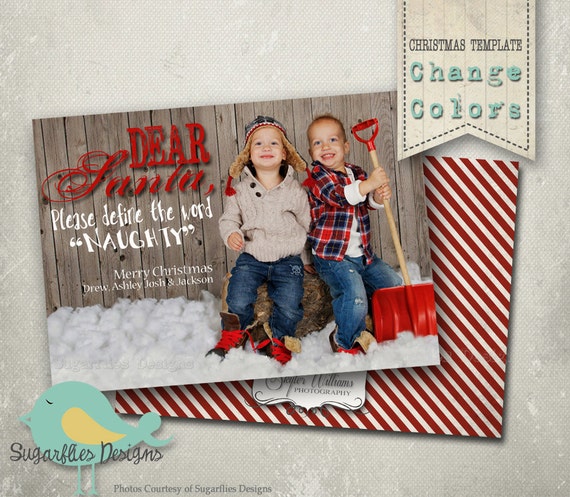 christmas card templates for photoshop elements free