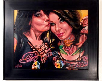 Wife Life Original Acrylic Painting
