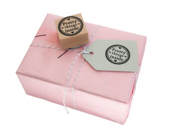 Pretty Things Inside stamp - mint rubber