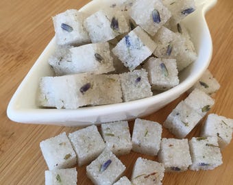 Lavender Sugar Cubes for Tea Party, High Tea, Tea Gifts, Party Favors, Champagne Toast, Bridal Shower, Baby Shower, Weddings, and Birthdays