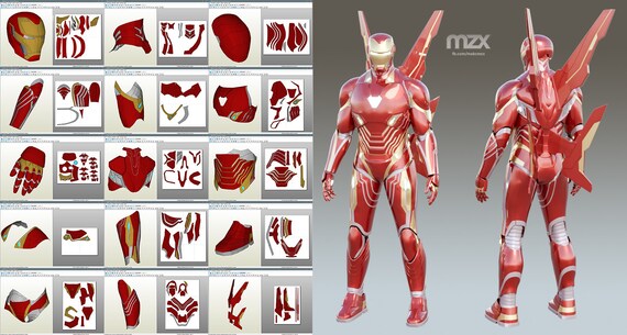 iron man etsy suit 48 fai Mark marzo da 2018 di Modello 7 upd te Pepakura iron man etsy suit 48 fai Mark marzo da 2018 di Modello 7 upd te Pepakura