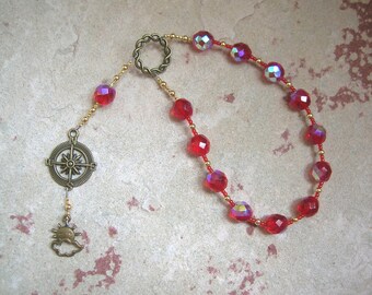 Notos Pocket Prayer Beads: Greek God of the South Wind, God of Summer
