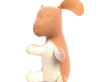 ON SALE Bunny rabbit stuffed animal- Tan with cream (Ready to ship!)