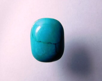 Tibet Turquoise cabochon, Natural Tibet Turquoise loose gemstone, Tibet Turquoise gemstone, Tibet Turquoise loose stone 7 Cts. #2918N