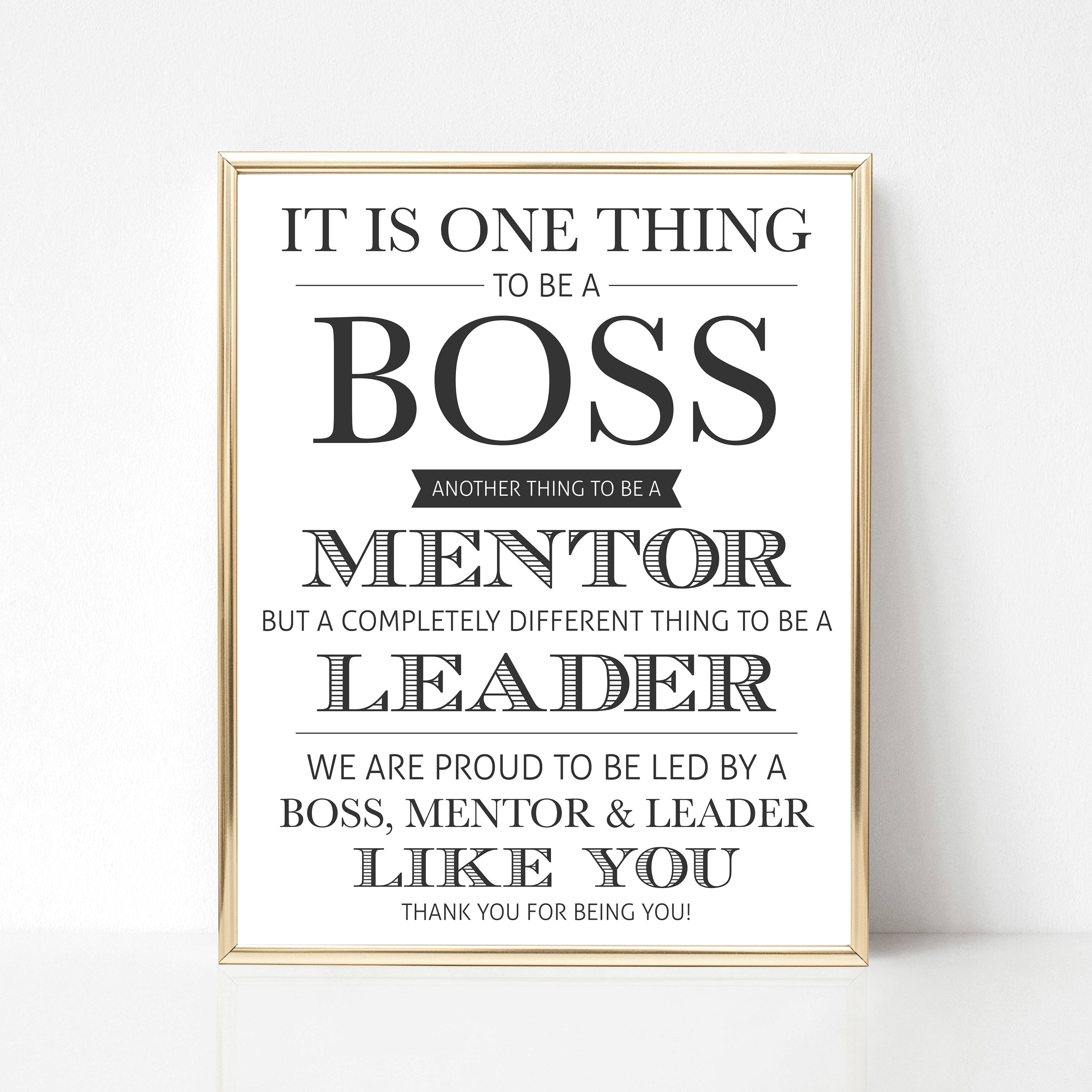 Digital Boss Quote Gift We Best Boss Quote Gift Boss