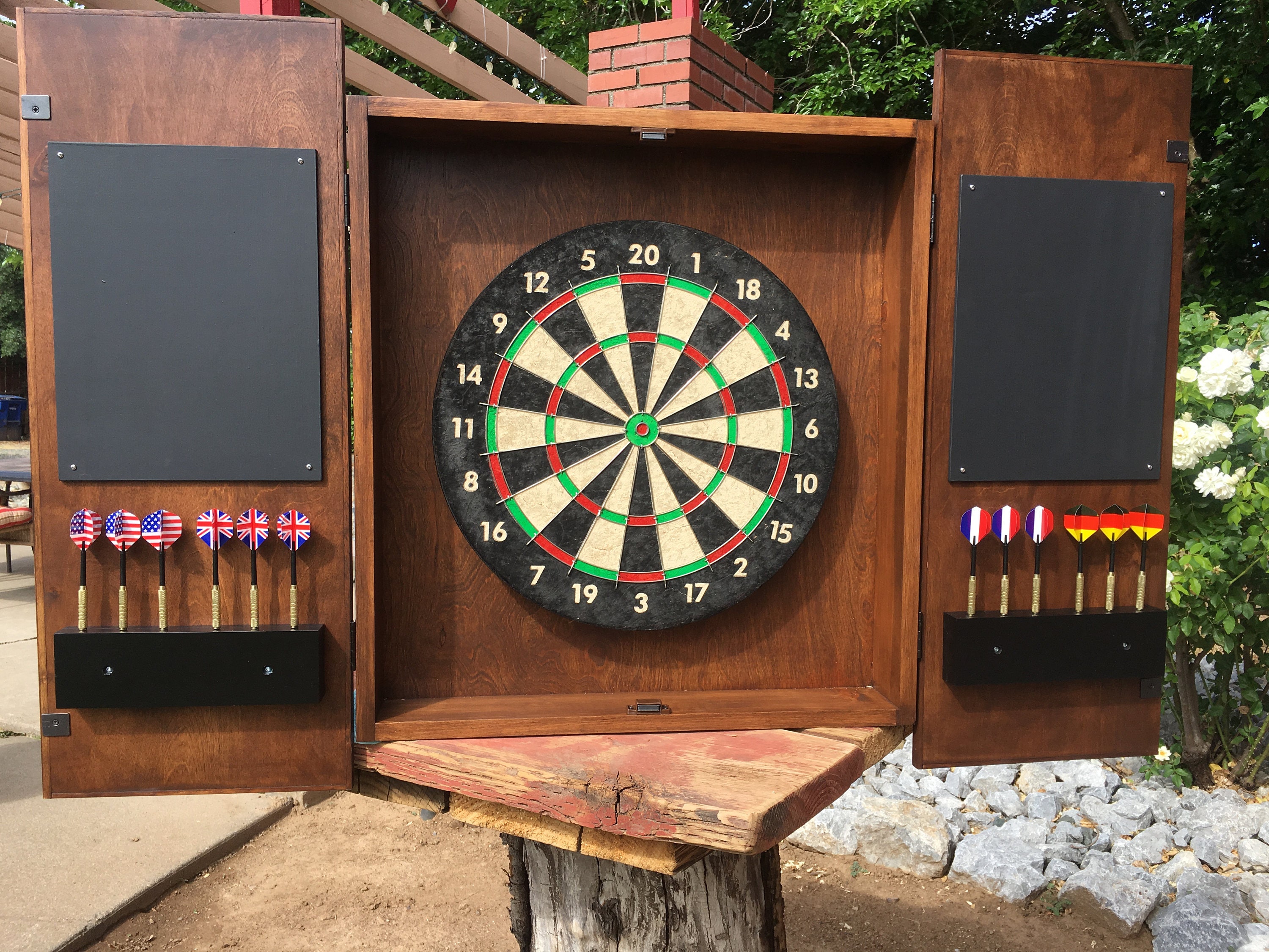 DIY Dartboard Cabinet Plans