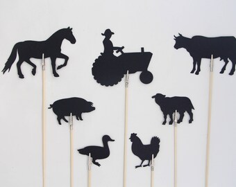Old MacDonald Shadow Puppets
