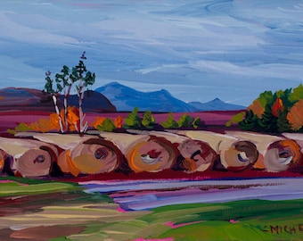 Maine Landscape Painting Katahdin 17