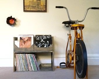 Deluxe Vinyl Record Storage System! Stash you records in style // Displays and protects your collection of over 200