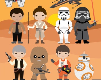 Star Wars Digital Clipart, The Force Awakens