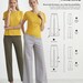 Simplicity 8378 Misses' Knit Pants with Two Leg Widths and Options for Design Hacking