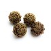 4 French Antique Gold Beaded Shank Buttons, 26mm