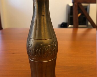 Vintage Brass Coca Cola Bottle