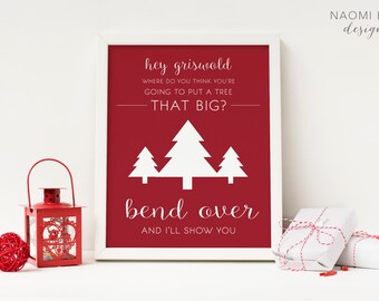 Printable Holiday Christmas Vacation Quote | Funny Holiday Movie Quote | Clark Griswold National Lampoon Instant Download Printable | 8x10