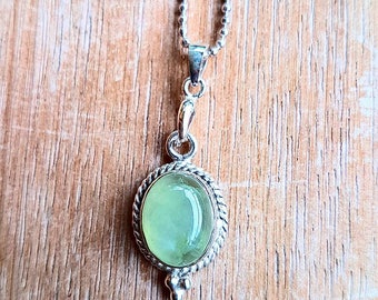 925 solid silver necklace with pendant Murano