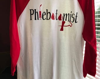Phlebotomist Baseball Tee