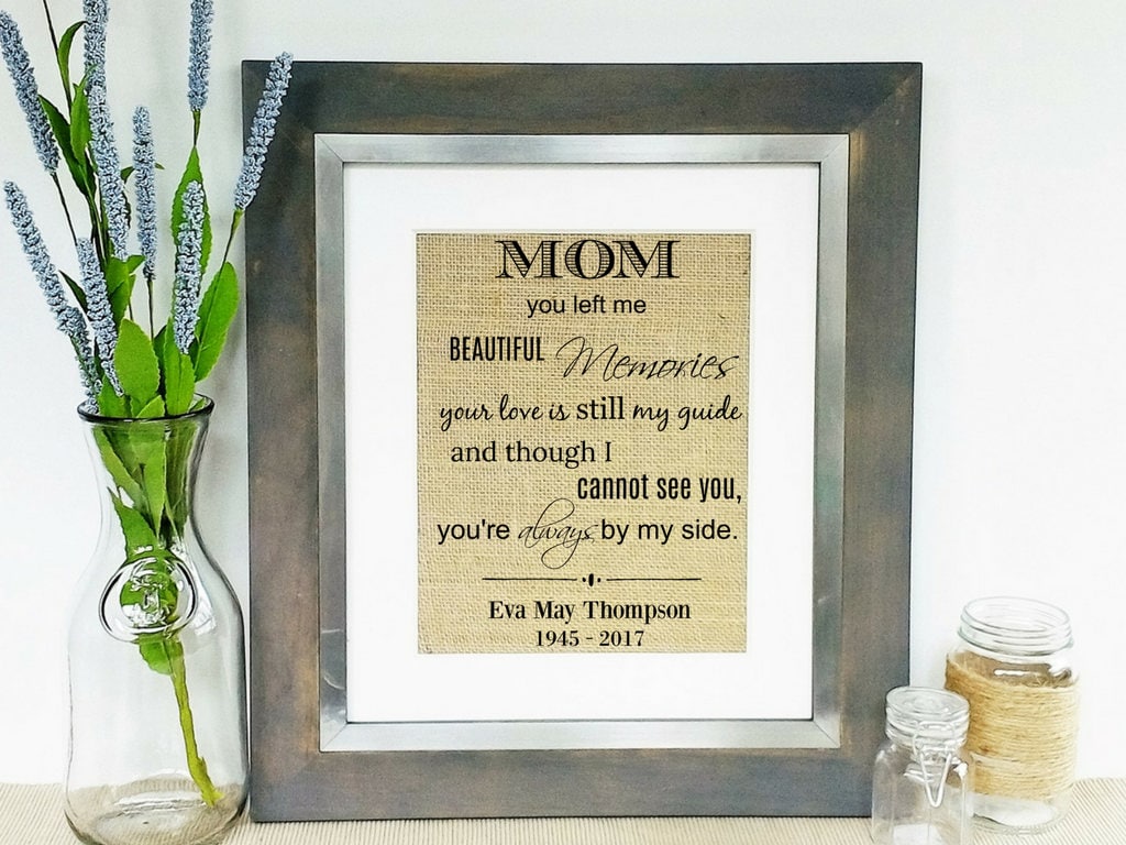 LOSS OF MOTHER Memorial Gift Mom Sympathy Gift Mother