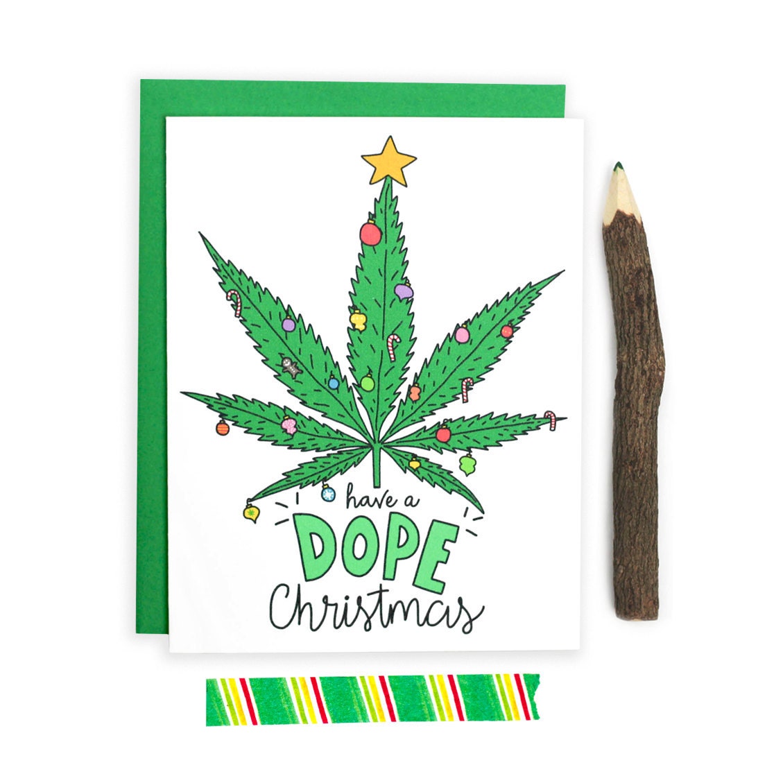 Download Adult Christmas Card Dope Christmas Weed Card Stoner Card