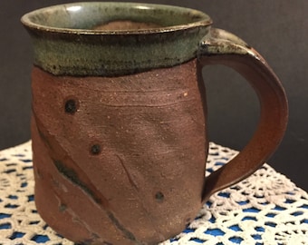 17-42: Coffee cup, 8oz. Wood fired. Ready to ship.