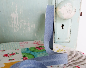 Double Fold Denim Bias Tape (No. D1)