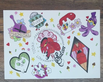 Powerpuff Girls : A4 Art Print