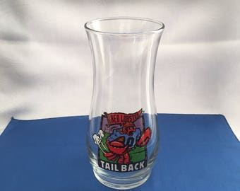 Vintage Red Lobster Tailback glass