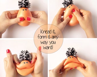 Sensory toy, Funny Gift, Stress toy, Kawaii, Gift for Children, Stuffed doll, Handmade toy, Easter gift, fidget toy, holiday, handmade