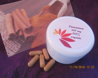 Organic Cinnamon Gelcaps