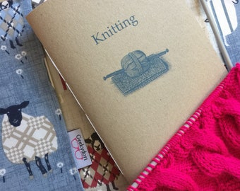 Knitting Travellers Notebook Insert A5/ Standard/ Personal/ B6 Travellers Notebooks, Midori inserts, Fauxdori notetebook, knitting journal