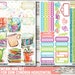 Bookworm EC HORIZONTAL Planner Stickers