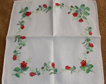 Vintage Linen Napkins Set of Four