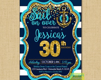 Cruise Birthday Party Invitations 9