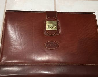 King Ranch Leather Traveling Bar Case