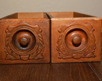 Two Vintage Singer Sewing Machine Drawers Set #2
