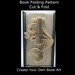Cut & Fold Book Folding PATTERN~ Mermaid Mark, measure cut and fold