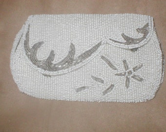 Antique Vintage Beaded Clutch Purse made in Belgium
