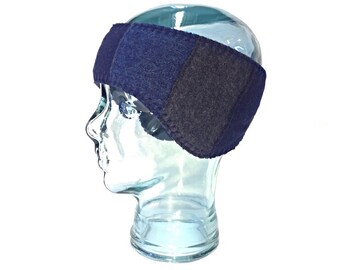 Wool Earflap Headband - Fleece Lined - Wool Headband - Free U.S. Shippping
