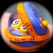 Button ~ Glass, Murrine, Lampworked, Realistic Button Box Made by KPHoppe - Medium