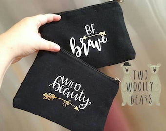 Personalised Zippered Pouch/Bag