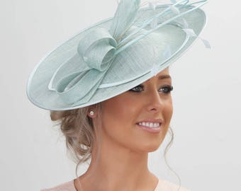 Caribelle Feather Fascinator..Stunning Sinamay Fascinator on a Headband..