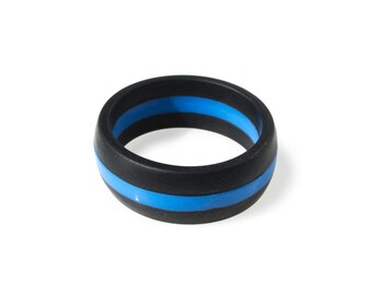 Silicone Ring Men's Anniversary Silicone Wedding Rings For Men Wedding Ring Gift for Husband Safe Ring Gym Silicone Ring Modern Him, Men