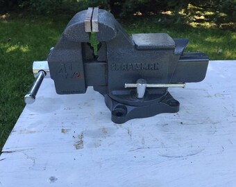 Vintage Craftsman Combination Swivel Bench Vise 4.5" Jaws 51865 Made In USA