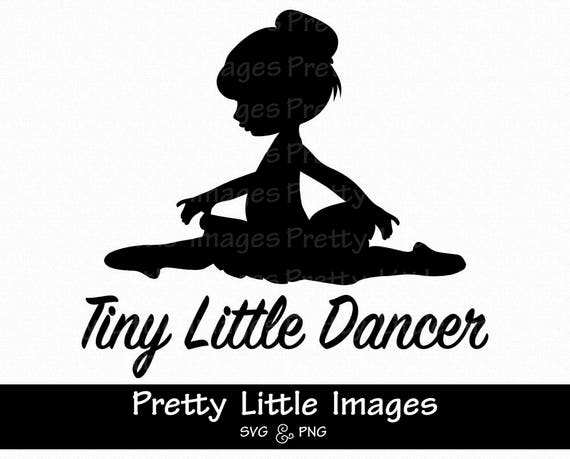 Download Tiny Little Dancer Ballerina SVG PNG Cut File, Cricut, Silhouette, Brother Scan n Cut, Vinyl ...