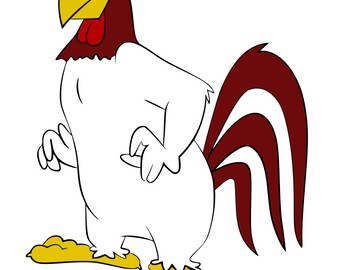 Sam Sheepdog and Ralph the Wolf svg file