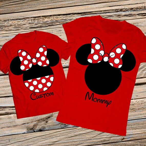 matching mom and daughter disney shirts