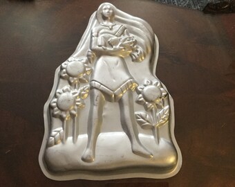 Vintage Wilton 1995 POCHOHONTAS Cake PAN #2105-3700