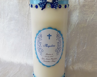 Candles custom 22 cm baptism or communion
