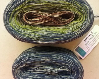 Kit -- GLOBAL MEDLEY -- Sport Weight -- Color Changing Cotton yarn (150 gr /480 yards)