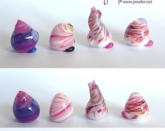 Choose your WITWIT! Glass Sculpture/Miniature/Mascot/Marker/Pawn made Jenefer Ham Board Game